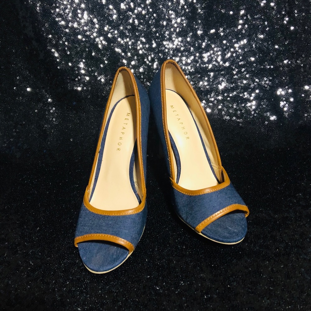 Denim High heels